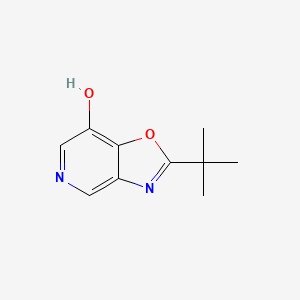 molecular formula C10H12N2O2 B1527990 2-(tert-Butyl)oxazolo[4,5-c]pyridin-7-ol CAS No. 1305325-10-3
