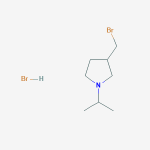3-(Bromomethyl)-1-isopropylpyrrolidine hydrobromide