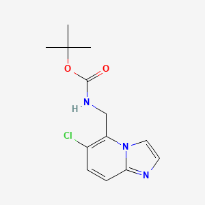 tert-Butyl ((6-chloroimidazo[1,2-a]pyridin-5-yl)methyl)carbamate