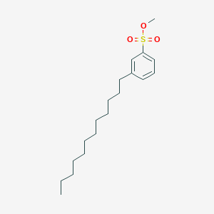molecular formula C19H32O3S B15280001 Methyl 3-dodecylbenzenesulfonate 