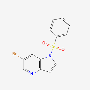6-Bromo-1-(phenylsulfonyl)-1H-pyrrolo[3,2-b]pyridine