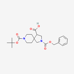 2-(Benzyloxycarbonyl)-8-(Tert-Butoxycarbonyl)-2,8-Diazaspiro[4.5]Decane-4-Carboxylic Acid