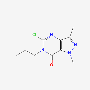 5-Chloro-1,3-dimethyl-6-propyl-1,6-dihydro-7H-pyrazolo[4,3-d]pyrimidin-7-one