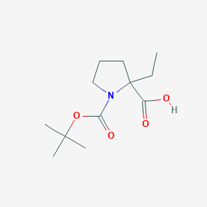 1-[(Tert-butoxy)carbonyl]-2-ethylpyrrolidine-2-carboxylic acid