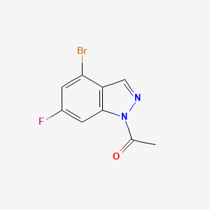 1-(4-bromo-6-fluoro-1H-indazol-1-yl)ethanone