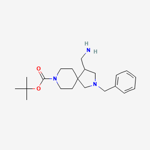 4-Aminomethyl-2-benzyl-2,8-diaza-spiro[4.5]decane-8-carboxylic acid tert-butyl ester