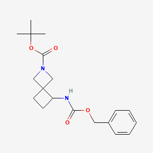 5-Benzyloxycarbonylamino-2-aza-spiro[3.3]heptane-2-carboxylic acid tert-butyl ester