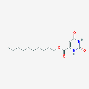 molecular formula C15H24N2O4 B15280251 Decyl 2,6-dioxo-1,2,3,6-tetrahydropyrimidine-4-carboxylate CAS No. 88280-82-4