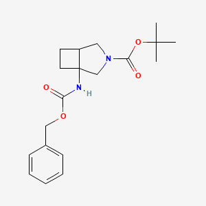 Tert-butyl 1-(benzyloxycarbonylamino)-3-azabicyclo[3.2.0]heptane-3-carboxylate