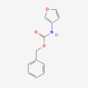 molecular formula C12H11NO3 B1528040 Benzyl furan-3-ylcarbamate CAS No. 499202-76-5