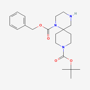 1-Benzyl 9-tert-butyl 1,4,9-triazaspiro[5.5]undecane-1,9-dicarboxylate