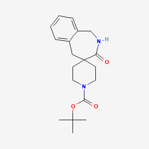 tert-Butyl 3-oxo-1,2,3,5-tetrahydrospiro[benzo-[c]azepine-4,4'-piperidine]-1'-carboxylate