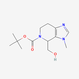 4-Hydroxymethyl-3-methyl-3,4,6,7-tetrahydro-imidazo[4,5-c]pyridine-5-carboxylic acid tert-butyl ester