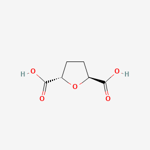 molecular formula C6H8O5 B15280474 Trans-tetrahydrofuran-2,5-dicarboxylic acid 