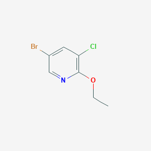 molecular formula C7H7BrClNO B1528050 5-溴-3-氯-2-乙氧基吡啶 CAS No. 1245648-68-3