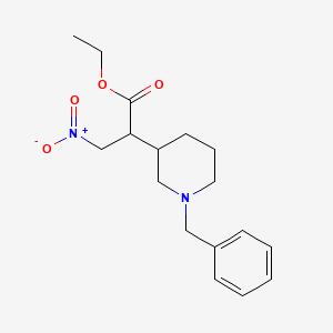 2-(1-Benzyl-piperidin-3-yl)-3-nitro-propionic acid ethyl ester