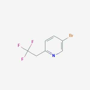 molecular formula C7H5BrF3N B1528061 5-Bromo-2-(2,2,2-trifluoroethyl)pyridine CAS No. 1335050-19-5