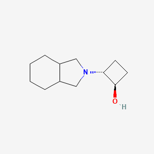 molecular formula C12H21NO B15280678 Rel-(1R,2R)-2-(octahydro-2H-isoindol-2-yl)cyclobutan-1-ol 