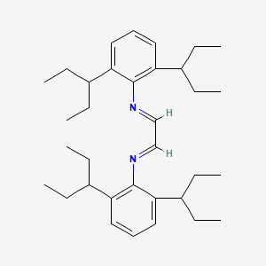 molecular formula C34H52N2 B15280691 N1,N2-bis(2,6-di(pentan-3-yl)phenyl)ethane-1,2-diimine 