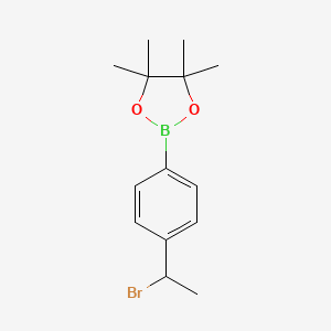 2-(4-(1-Bromoethyl)phenyl)-4,4,5,5-tetramethyl-1,3,2-dioxaborolane