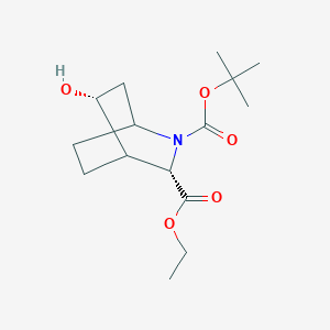 Racemic-(1S,3S,4S,5R)-2-Tert-Butyl 3-Ethyl 5-Hydroxy-2-Azabicyclo[2.2.2]Octane-2,3-Dicarboxylate