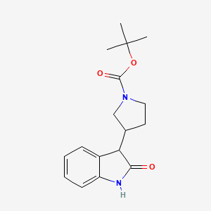 tert-Butyl 3-(2-oxoindolin-3-yl)pyrrolidine-1-carboxylate