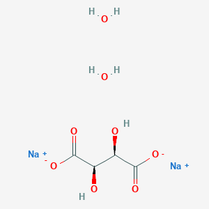 molecular formula C₄H₄Na₂O₆ B152809 酒石酸钠二水合物 CAS No. 6106-24-7