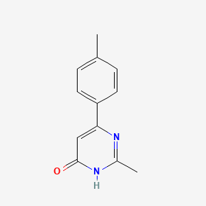 molecular formula C12H12N2O B15280903 2-Methyl-6-(p-tolyl)pyrimidin-4-ol 