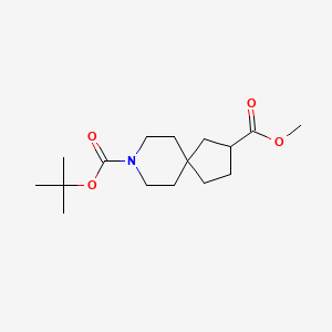 8-Tert-butyl 2-methyl 8-azaspiro[4.5]decane-2,8-dicarboxylate