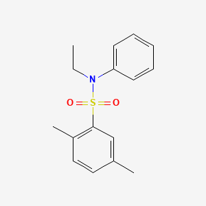 molecular formula C16H19NO2S B15281014 N-ethyl-2,5-dimethyl-N-phenylbenzenesulfonamide 