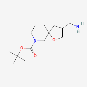 Tert-butyl 3-(aminomethyl)-1-oxa-7-azaspiro[4.5]decane-7-carboxylate