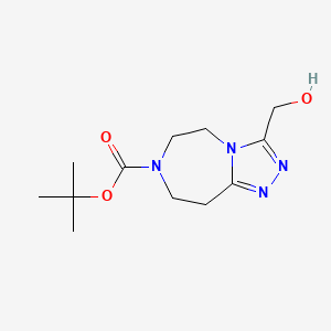 3-Hydroxymethyl-4,5,7,8-Tetrahydro-1,2,3A,6-Tetraaza-Azulene-6-Carboxylic Acid Tert-Butyl Ester