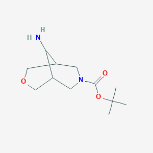tert-Butyl 9-amino-3-oxa-7-azabicyclo[3.3.1]nonane-7-carboxylate