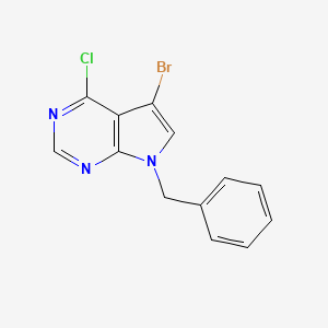 7-Benzyl-5-bromo-4-chloro-7H-pyrrolo[2,3-d]pyrimidine