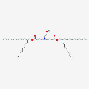 molecular formula C50H99NO5 B15281099 Bis(2-octyldodecyl) 4,4'-((2-hydroxyethyl)azanediyl)dibutanoate 