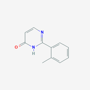 molecular formula C11H10N2O B15281106 2-(o-Tolyl)pyrimidin-4(3H)-one 