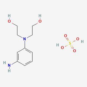molecular formula C10H18N2O6S B1528117 N,N-Bis(2-hydroxyethyl)-4-phenylenediaminesulfate CAS No. 58262-44-5