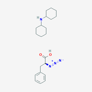 (2S)-2-azido-3-phenylpropanoic acid;N-cyclohexylcyclohexanamine