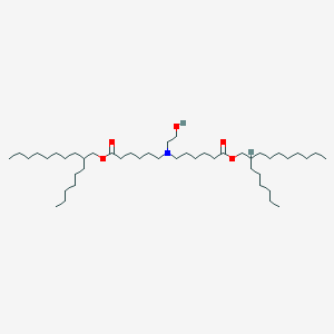 molecular formula C46H91NO5 B15281268 BIs(2-hexyldecyl) 6,6'-((2-hydroxyethyl)azanediyl)dihexanoate 