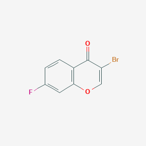molecular formula C9H4BrFO2 B1528128 3-Bromo-7-fluorochromone CAS No. 1159978-73-0
