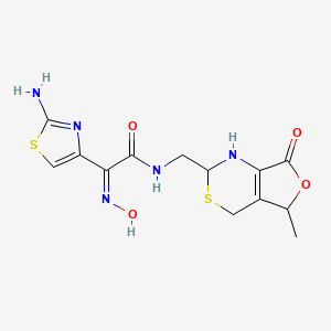 molecular formula C13H15N5O4S2 B1528137 Cefdinir impurity H CAS No. 178949-04-7