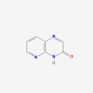 molecular formula C7H5N3O B152814 吡啶并[2,3-b]吡嗪-3(4H)-酮 CAS No. 35252-02-9