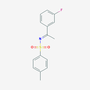 molecular formula C15H14FNO2S B15281453 N-(1-(3-Fluorophenyl)ethylidene)-4-methylbenzenesulfonamide 