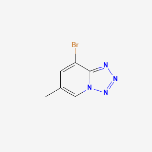 molecular formula C6H5BrN4 B1528148 8-Bromo-6-methyltetrazolo[1,5-a]pyridine CAS No. 1820712-78-4