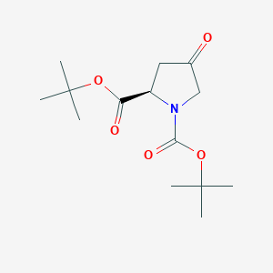 (R)-di-tert-Butyl 4-oxopyrrolidine-1,2-dicarboxylate