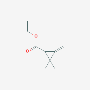 molecular formula C9H12O2 B152816 Ethyl 2-methylidenespiro[2.2]pentane-1-carboxylate CAS No. 138469-28-0