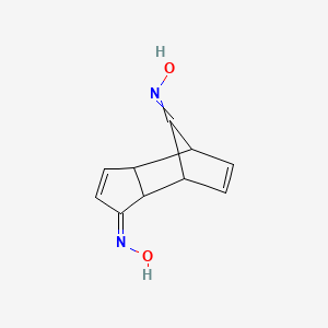 molecular formula C10H10N2O2 B15281652 Tricyclo[5.2.1.0~2,6~]deca-4,8-diene-3,10-dione dioxime 
