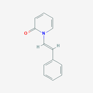molecular formula C13H11NO B15281672 (E)-1-Styrylpyridin-2(1H)-one 