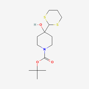 N-BOC-4-[1,3]dithian-4-hydroxy piperidine