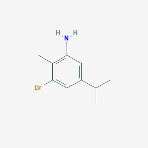 3-Bromo-5-isopropyl-2-methylbenzenamine